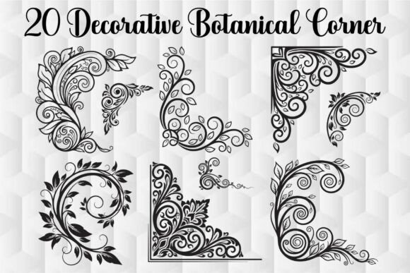 Download Decorative Botanical Corner - Premium Resources