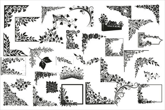 Download Elegant Minimalist Floral Corner Design - Premium Resources