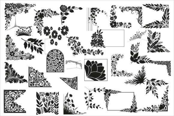 Download Elegant Minimalist Floral Corner Design - Premium Resources